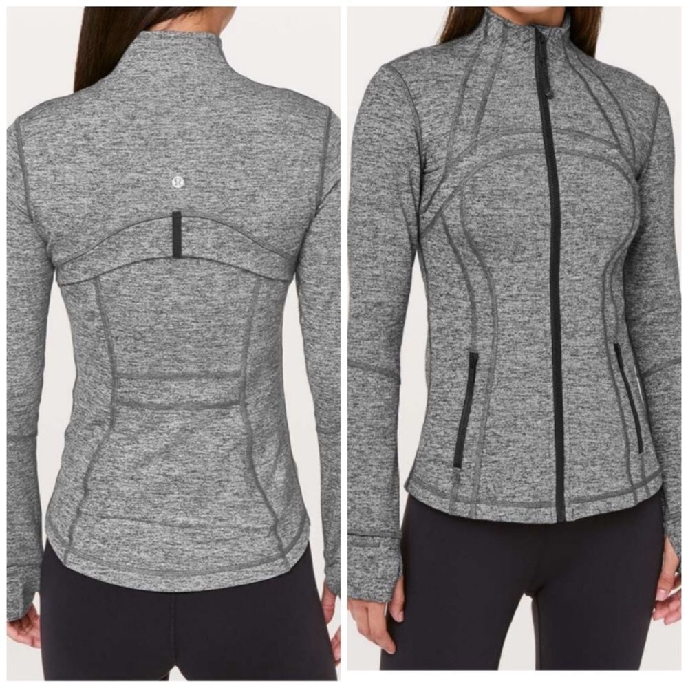 Lululemon ‎jacket Define Jacket Heathered Black size 6